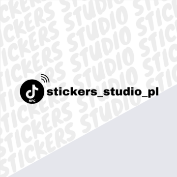 Naklejka TikTok z chipem NFC